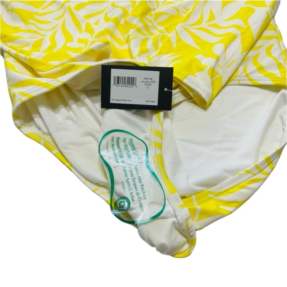 KATE SPADE Long Sleeve One Piece Swimsuit Rashguard Modest Size XL Surf - Picture 3 of 9